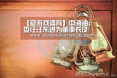 【爱游戏体育】中海油:委任汪东进为董事长及提名委员会主席(图1) 爱游戏娱乐