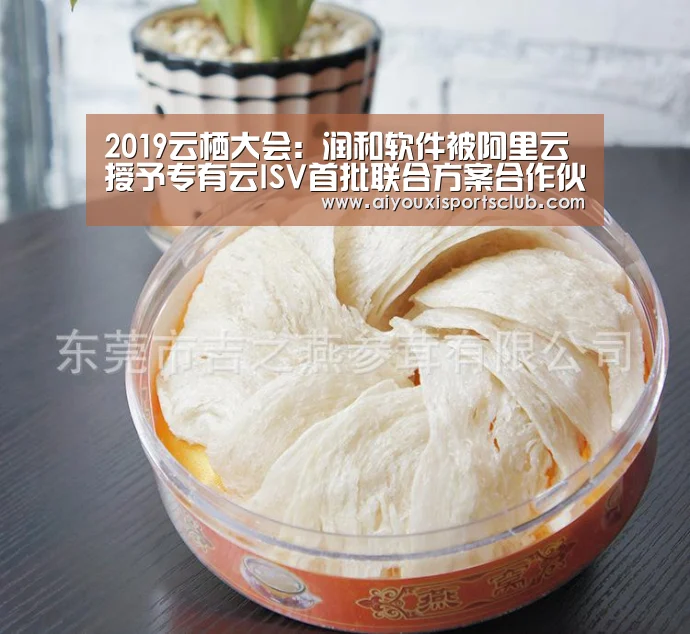 2019云栖大会:润和软件被阿里云授予专有云ISV首批联合方案合作伙伴【爱游戏娱乐】(图2) 爱游戏平台